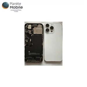 Original Chassis et Batterie Avec Chassis Blanc Pour Apple Iphone 14 Pro Max - Picture 1 of 1