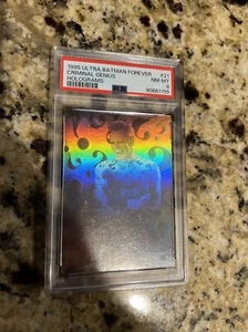1995 Ultra Batman Forever #21 Criminal Genius Hologram PSA 8 - Picture 1 of 4