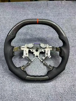 🔥Real Carbon Fiber Leather Steering Wheel For Toyota Tundra Sequoia 2007-2013 - Image 1 of 4