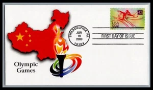 US FDC # 4334 42c Summer Olympic Games, China Fleetwood   2008, 9N739 - Picture 1 of 1