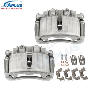 Pair 2 Brake Caliper w/Bracket for Cadillac Escalade Chevy GMC Sierra 1500 Rear - Picture 1 of 11