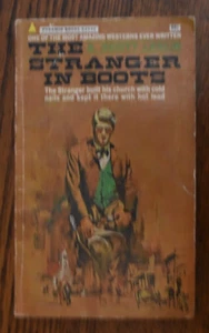 THE STRANGER IN BOOTS A. Scott Leslie Paperback Book 1971 Western - Picture 1 of 2