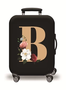 Thick Elastic World Map Luggage Protective Cover Zipper Suit for 18-32 Inch Bag - Picture 1 of 12