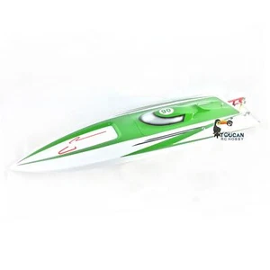E36 Electric Race RC Boat Fiber Glass Green PNP W/O Battery W/ Motor Servo ESC - Picture 1 of 7