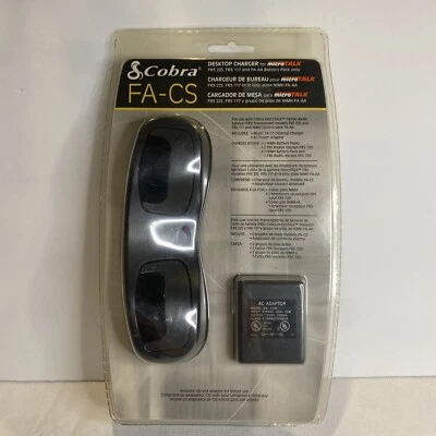 Cobra Model FA-CS Desktop Charger For Use With Micro Talk Radios Sealed, New - Image 1 of 4