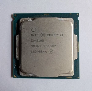 Intel CORE i3-8100 Processor 3.60GHZ SR3N5 LGA1151 CPU Quad-core - Picture 1 of 1