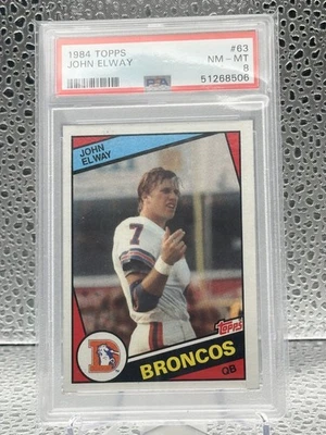 1984 Topps - John Elway #63 (RC) - Image 1 of 2