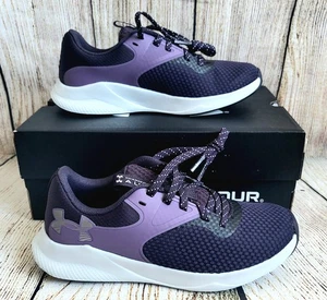 Under Armour Charged Aurora 2 Entrenadores Púrpura, Con Cordones, Talla 3 - ENVÍO GRATUITO - Imagen 1 de 15