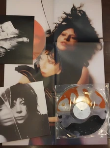 RARE Lady GaGa 2x Lp Mayhem Liquid Filled Vinyl + POSTER orange black LMTD ED - Foto 1 di 4