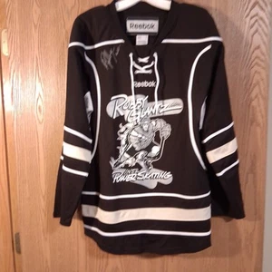 Camiseta deportiva de hockey Reebok autografiada por Robby Glantz pequeña para hombre - Imagen 1 de 4