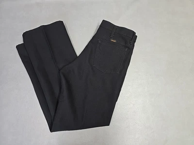 Calça Wrangler Masculina Vintage 35 X 30 Preta Poliéster Western Straight 82BK - Imagem 1 de 4