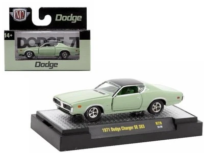 DODGE Charger SE 383 - 1971 - green - M2 1:64 - Immagine 1 di 4