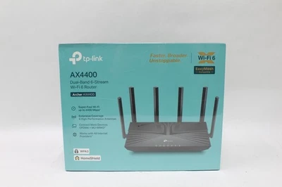 TP-Link Archer AX4400 Wireless Wi-Fi Router, Dual-Band 6-Stream - Black - Image 1 of 4