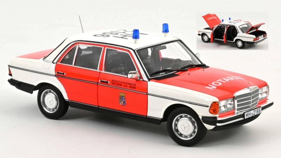 MERCEDES 200 1984 EMERCENCY AMBULANCE 1:18 - Immagine 1 di 1