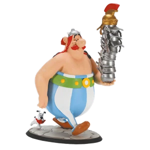 Plastoy SAS PLA40099 Obelix mit einem Stapel Helme und Idefix  - Bild 1 von 5