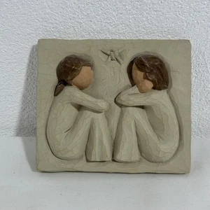 Willow Tree Freundschaft Bas Relief Plakette Susan Lordi Demdaco Wandbild Dekor - Bild 1 von 2