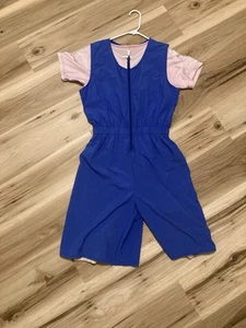 Wholesome Swimwear Modest Swim Skort Suit For Women Medium Blue/Pink - Picture 1 of 11