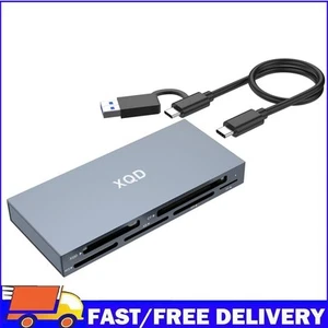 6 in 1 Multi XQD Reader XQD/SD/TF/MS/XD/CF Reader All In One Card Reader - Afbeelding 1 van 12