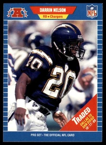 1989 Pro Set Darrin Nelson San Diego Chargers #560 - Picture 1 of 2