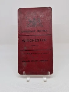 Encuesta de artillería 1906 - Hoja 87, Winchester: 2 millas a 1"; cubierta trasera de lino roja - Imagen 1 de 11