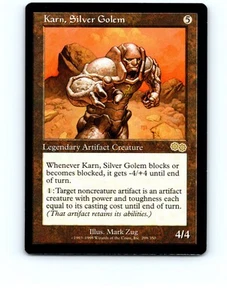 Karn, Silver Golem Artifact #298 Urza's Saga MTG NP Near Mint or Better - Picture 1 of 2