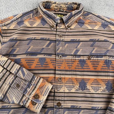Cabelas Shirt Mens XL Southwestern Aztec Button Up Long Sleeve Western Casual - Image 1 of 4
