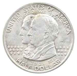 1921 Alabama Commemorative Half Dollar 2x2 Star *7346 - Picture 1 of 3