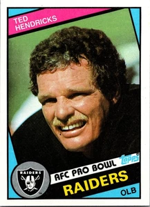 Ted Hendricks #110c - - 1984 Topps - Los Angeles Raiders - Picture 1 of 2