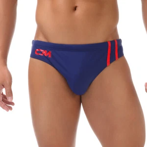 Herren Badehose Badehose Bademode Slip Kordelzug Badewulst Tasche - Picture 1 of 26