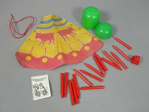 WESTERNLAND: Wigwam, das bunte Indianerzelt (Schnüre rot) ung. im Ei + BPZ - Bild 1 von 1