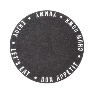 der Keller "Worte" Filz Tischsets - rund ca. 15" Durchmesser - Set 4/6/8 - Bild 1 von 2