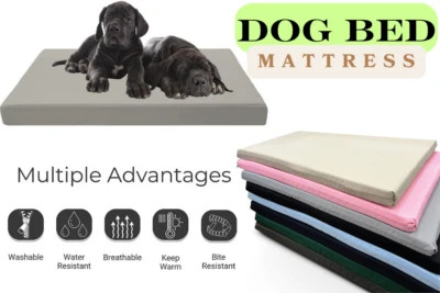 Waterproof Dog Cage Bed Soft Memory Foam Pet Crate Mattress Hygienic Cushion Mat - Image 1 of 4