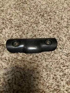 BIMOTA SB8R SB8RS Carbon Fiber Exhaust Pipe Guard Carbon Dream Italy Mint cond - Picture 1 of 5