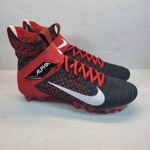 Nike Alpha Menace Elite 2 Flyknit Football Cleats - BV2077-009 - Men’s Size 14 - Picture 1 of 6