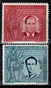 Romania 1941, Mi#682-683, Sc#B146-B147, Marin & Mota, Iron Guard, MNH! - Picture 1 of 1