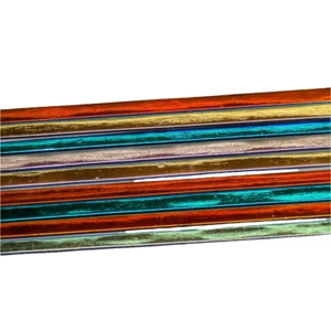 Dichroic Noodles on Black Glass COE104 - Picture 1 of 8