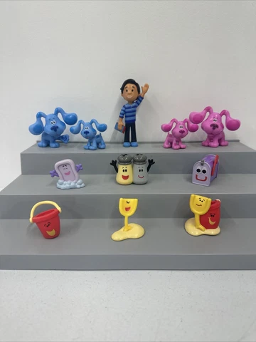 Blues clues and you! assorted toy figures lot 11 Items  Blue Magenta Cover