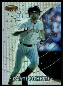 1997 Bowman's Best Refractors Dante Bichette Colorado Rockies #100 - Picture 1 of 2