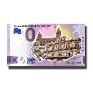 0 Euro Souvenir Banknote Salamanca Ciudad de Cultura Farbe Spanien VEDL 2022-2 - Bild 1 von 3