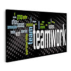Bild auf Leinwand Business Teamwork Banner Vektor von Wrtern Bilder