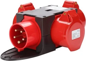 Adapter Stromverteiler 3 x CEE 400V/16A 5 Polig CEE-Steckdose IP44 - Bild 1 von 6