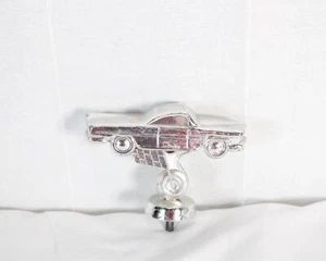 R.S. Owen Vintage Car Auto Hot Rod Trophy Topper Silver Color TT2 - Picture 1 of 5