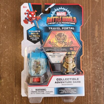 Marvel Battle World Travel Portal with Gold Ultron Figure MOC Funko 2020 - Image 1 of 4