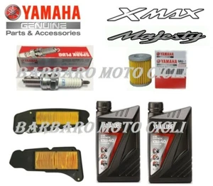 KIT TAGLIANDO YAMAHA MAJESTY 400 X-MAX 400 OLIO YAMALUBE + FILTRI + CANDELA NGK - Photo 1/2