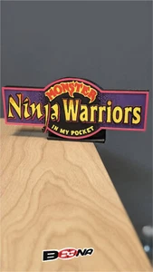 NINJA WARRIORS MONSTER IN MY POCKET  logo display  Beena Studio - Picture 1 of 3