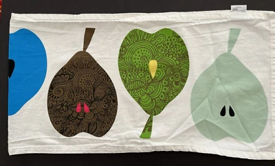 IKEA JONELLA Table Runner 16x55” Pear Fruit Mod Retro Print - Image 1 of 3