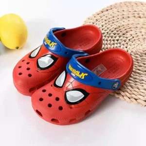 Children's Croc Shoe Spiderman Boys And Girls Beach Shoe Slippers Sandals Non-sl - Picture 1 of 18
