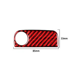 Carbon Fiber Glove Box Release Handle Trim for Porsche 2017-2025 718 Cayman 982 - Picture 1 of 9