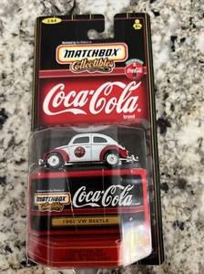 1998 Matchbox Collectibles Coca Cola 1962 VW Beetle MIP 1/64 - Picture 1 of 7