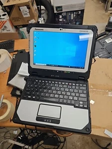 Panasonic Toughbook CF-20 m5-6Y57 256GB SSD 8GB Ram - 7170hrs Windows 10 Pro - Picture 1 of 23